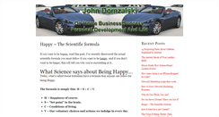 Desktop Screenshot of johndomzalski.com